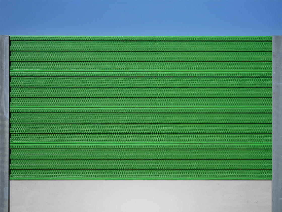 [k]nord Lärmschutzwand aus Aluminium