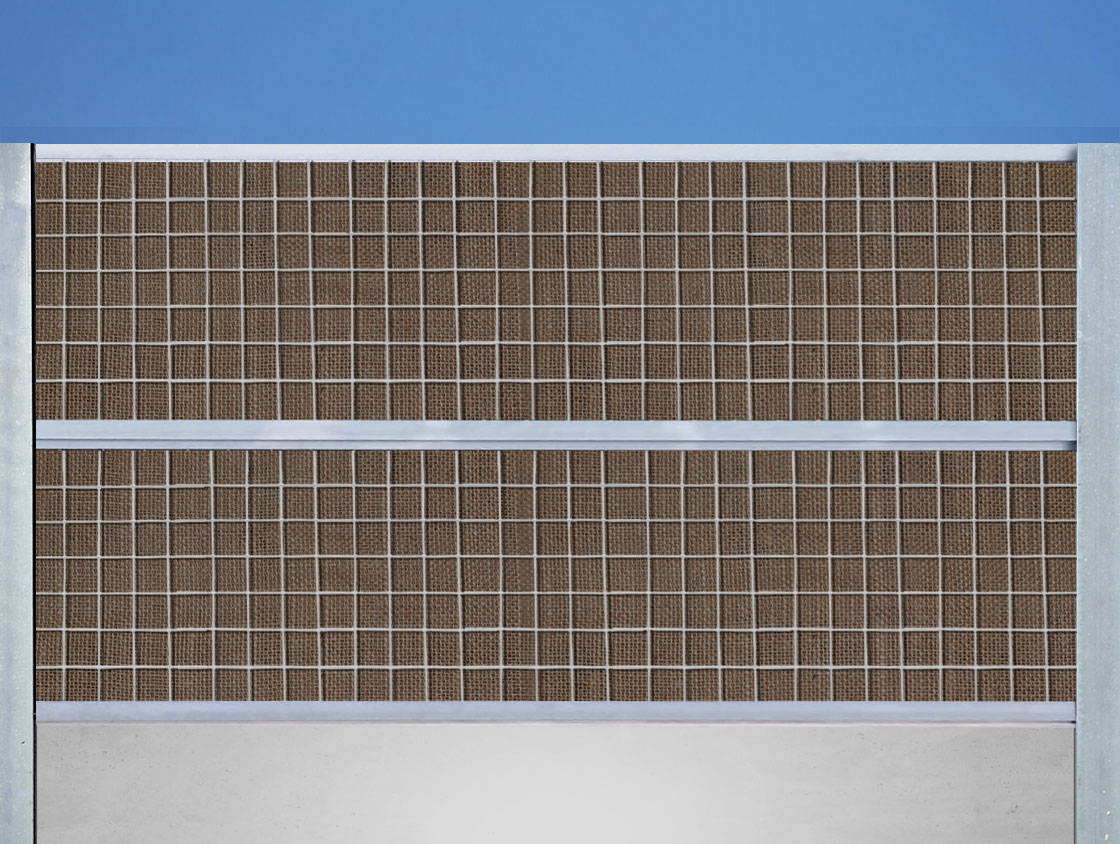 [k]nord Lärmschutzwand Grünstahl