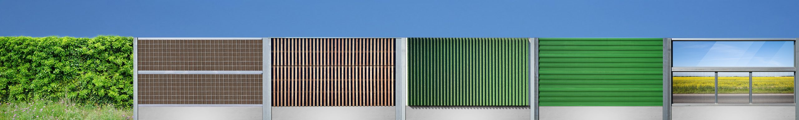 Übersicht der Lärmschutzwände von [k]nord